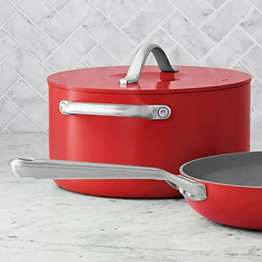 11-Piece Modern Ceramic Cookware Set