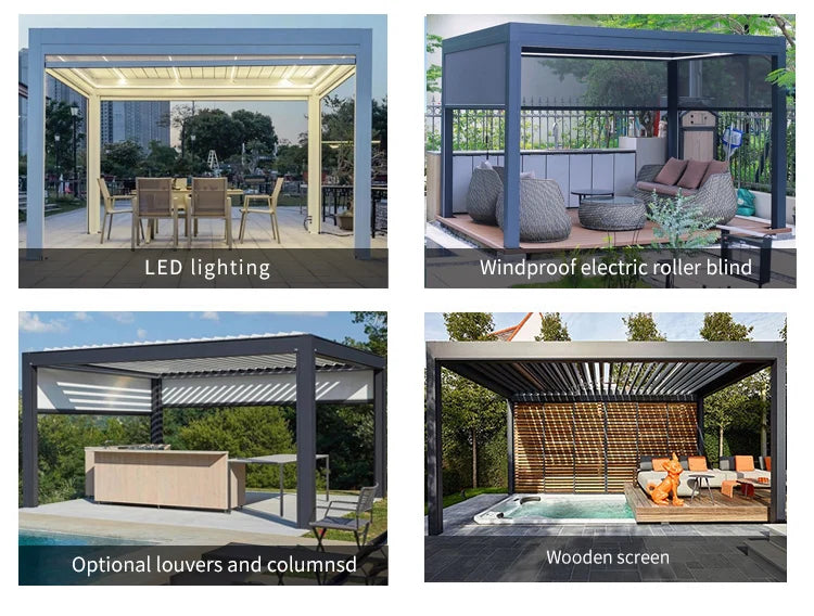 3X3Waterproof Outdoor Pergola Garden
