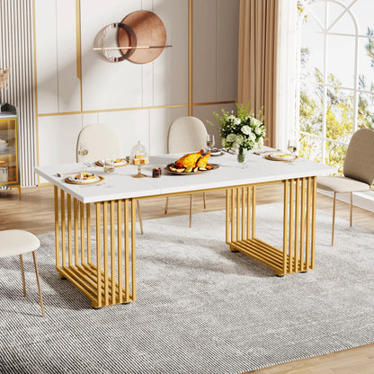 Tribesigns 63-Inch Rectangular Dining Table