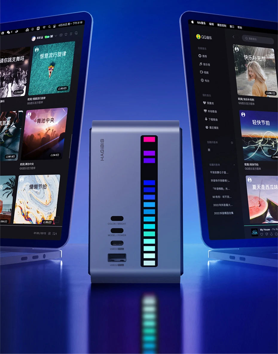 Hagibis USB C Docking Station with Dual HDMI