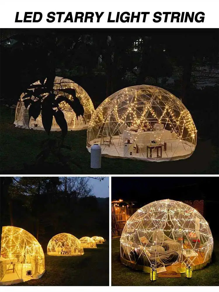 Custom 3.6m Luxury Waterproof Glamping Dome
