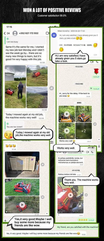 Customized Smart Control Tracked Lawn Mower