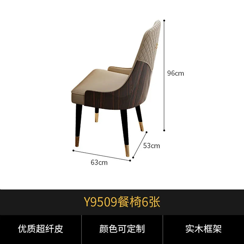 Modern restaurant marble round dining table