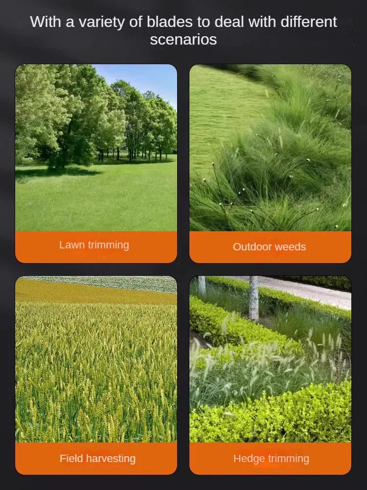 Portable Electric Lawn Mower with Lithium Battery