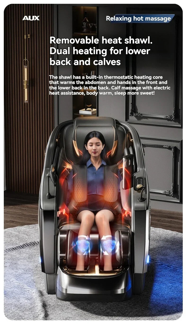 Dual-Core 6D+6D Massage Chair Full Body