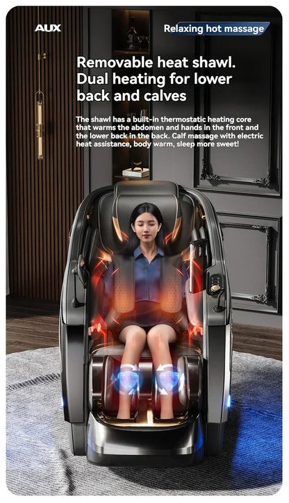 Dual-Core 6D+6D Massage Chair Full Body