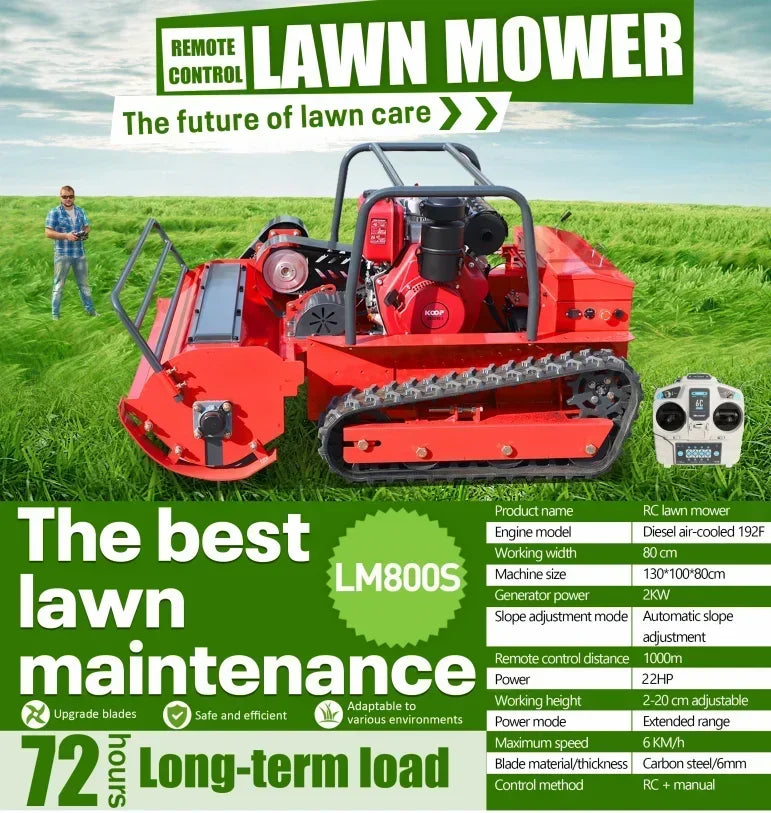 Customized 12HP Rotary Lawn Mower