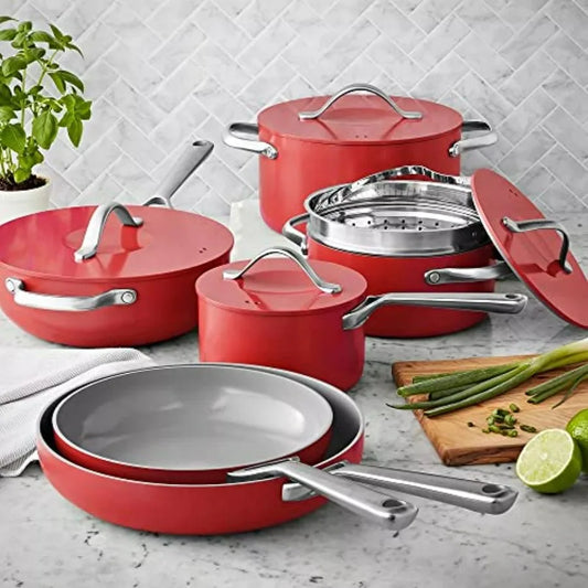 11-Piece Modern Ceramic Cookware Set