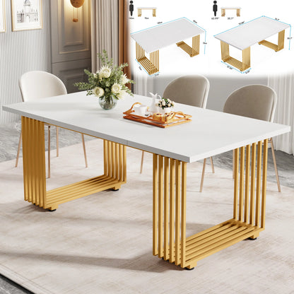 Tribesigns 63-Inch Rectangular Dining Table