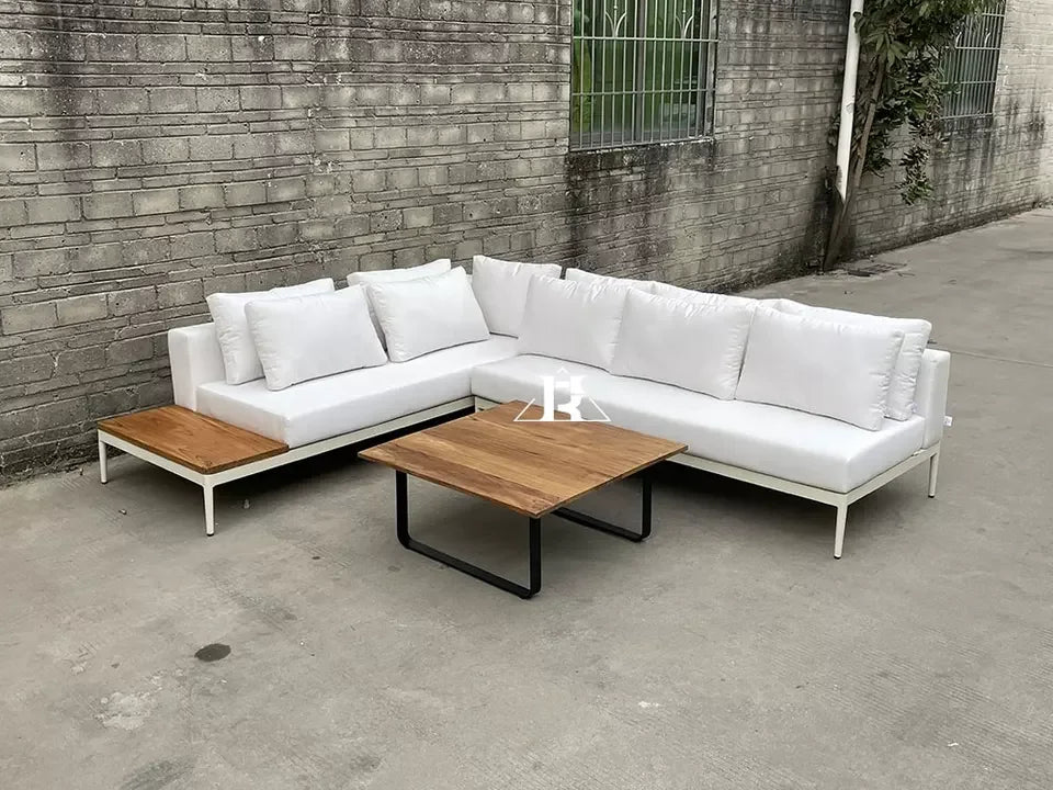 Wood Frame Sofas High Density Sponge Sofa Set