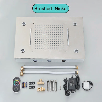 Rainfall Waterfall Single Shower Head Concealed