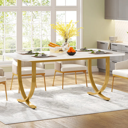 Tribesigns 63-Inch Rectangular Dining Table
